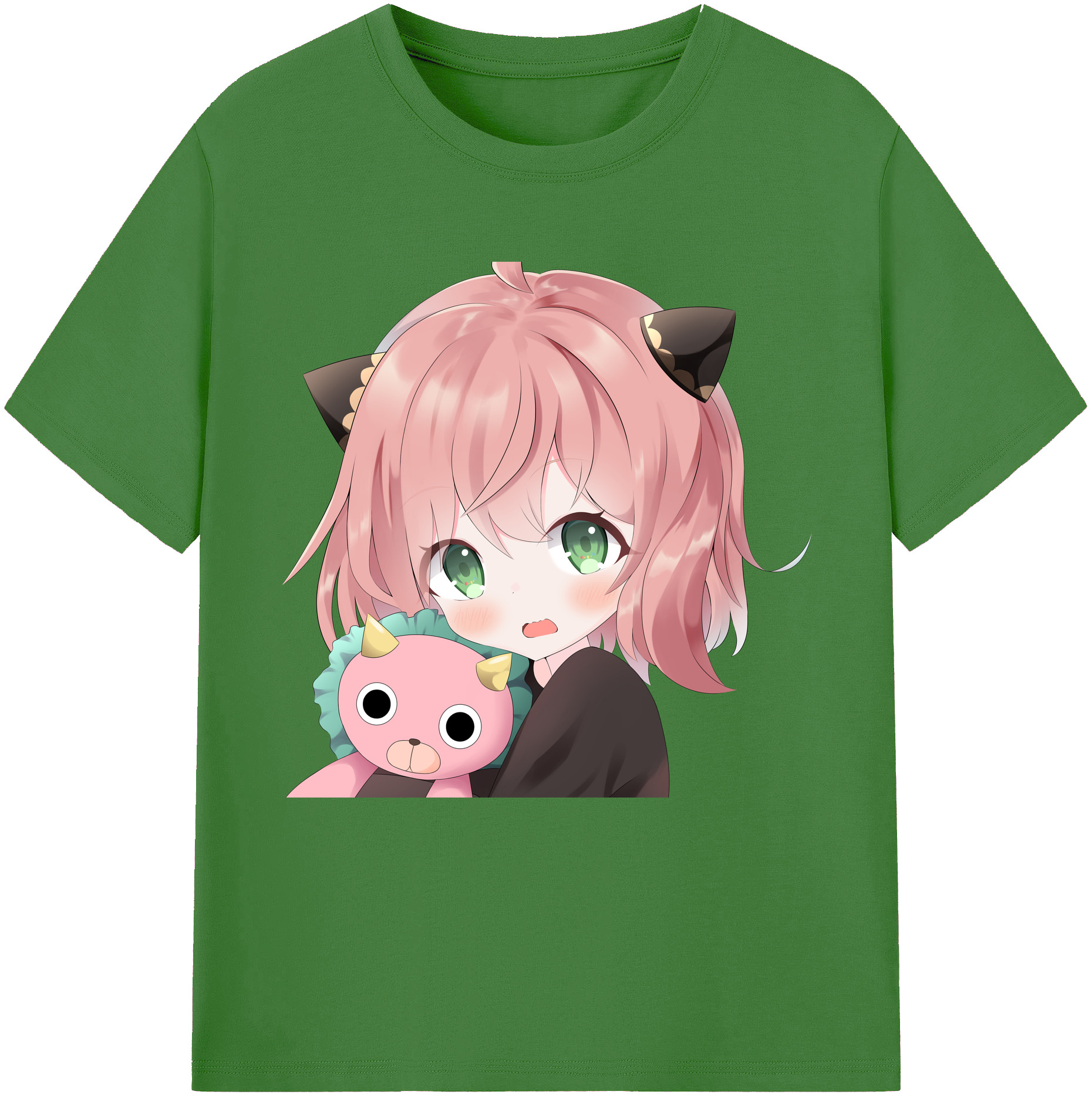 （画像用） SPY×FAMILY间谍家家酒 レディースカジュアルプリントTシャツ（綿100％）
